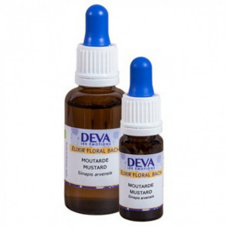 DEVA Elixir floral Bach - Moutarde (Mustard) 15 ml DEVA Elixir floral Bach - Moutarde (Mustard) 15 ml
