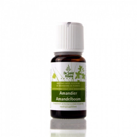 De Saint Hilaire - Macérat mère de bourgeons unitaire d'Amandier biologique 30 ml De Saint Hilaire - Macérat mère de bourgeons unitaire d'Amandier biologique 30 ml