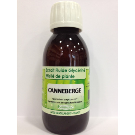 Canneberge - Extrait Fluide Glycériné Miellé de plante Bio - Phytofrance Canneberge - Extrait Fluide Glycériné Miellé de plante Bio - Phytofrance
