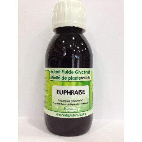 Euphraise - Extrait Fluide Glycériné Miellé de plante Bio - PhytoFrance Euphraise - Extrait Fluide Glycériné Miellé de plante Bio - PhytoFrance