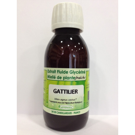 Gattilier - Extrait Fluide Glycériné Miellé de plante Bio - Phytofrance Gattilier - Extrait Fluide Glycériné Miellé de plante Bio - Phytofrance