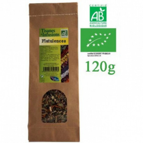 Tisane Flatulences / Ballonnements BIO 120g - Phytofrance Tisane Flatulences / Ballonnements BIO 120g - Phytofrance