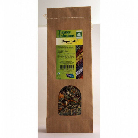 Tisane dépurative cutanée BIO 100g - Phytofrance Tisane dépurative cutanée BIO 100g - Phytofrance