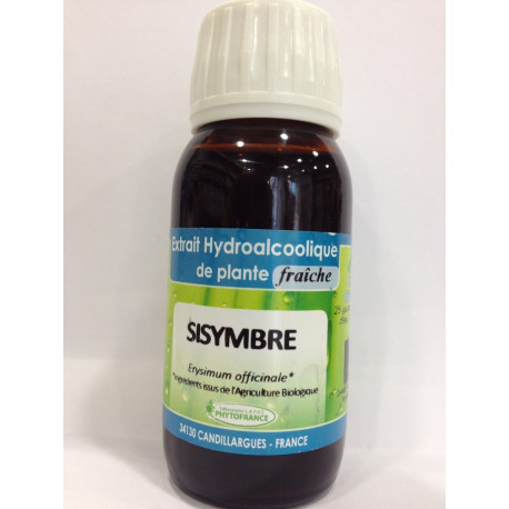Sisymbre - Extrait Hydroalcoolique de plante fraîche Bio - Phytofrance Sisymbre - Extrait Hydroalcoolique de plante fraîche Bio - Phytofrance