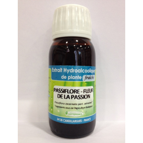 Passiflore Fleur de la passion - Extrait Hydroalcoolique de plante fraîche Bio - Phytofrance Passiflore Fleur de la passion - Extrait Hydroalcoolique de plante fraîche Bio - Phytofrance