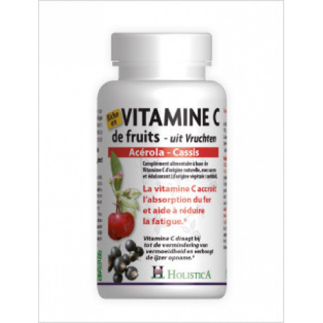 HOLISTICA - Vitamine C de fruits - 60 comprimés HOLISTICA - Vitamine C de fruits - 60 comprimés
