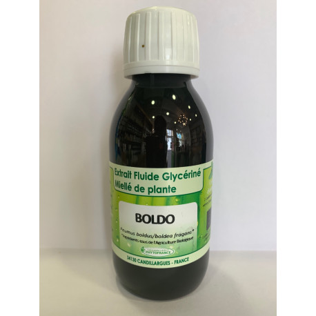 Boldo - Extrait Fluide Glycériné Miellé de plante Bio Phytofrance Boldo - Extrait Fluide Glycériné Miellé de plante Bio Phytofrance