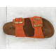 Mule ou claquette avec 2 boucles 3524-3 Maison de l’espadrille ORANGE plate, mode, femme