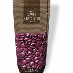 DRAGEE CHOCOLAT PETITS COEURS MEDICIS GRENACHE 250g