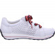 Baskets OSAKA de ARA cuir blanc perforée 2 lacets interchangeables
