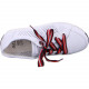 Baskets OSAKA de ARA cuir blanc perforée 2 lacets interchangeables