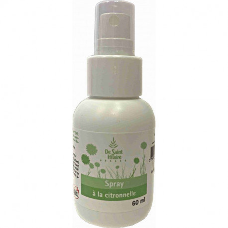 De Saint Hilaire - Spray à la citronnelle 60 ml De Saint Hilaire - Spray à la citronnelle 60 ml