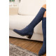 Botte DIANE marque ADIGE en strech  bleu marine