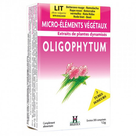 HOLISTICA - Oligophytum LIT - 3 tubes distributeurs HOLISTICA - Oligophytum LIT - 3 tubes distributeurs