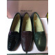 Mocassin de chez  PASCUCCI 1701 en cuir nappa Bordeaux tout cuir + patin caoutchouc